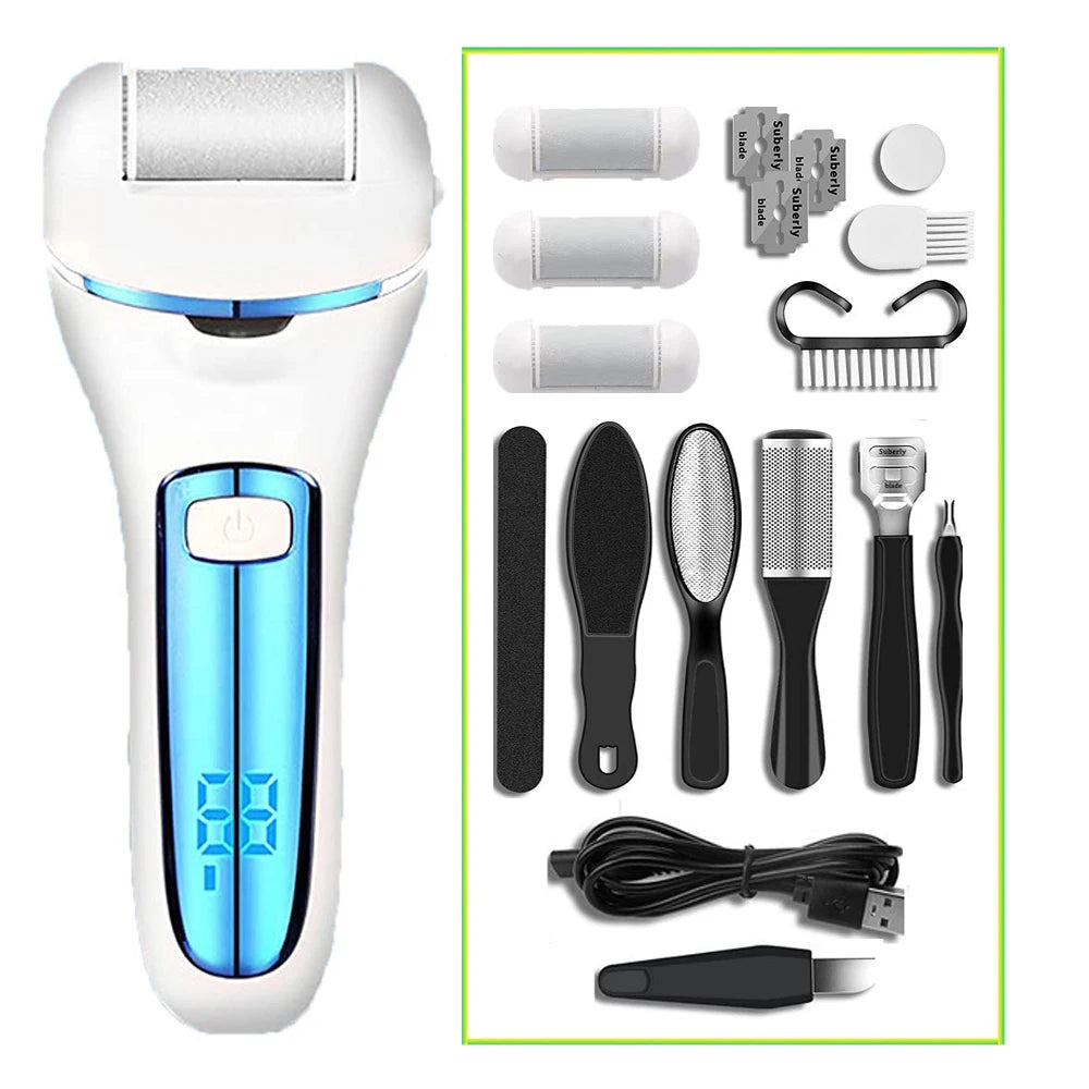 Electric foot grinder Professional Foot Remove Dead Hard Skin Foot Care Tools Rechargeable Thick Leather Polishing Foot Grinder